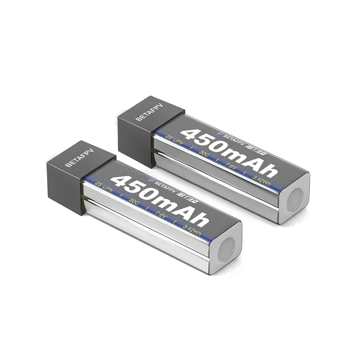 Акумулятори BetaFPV BT3.0 450mAh 2S (2 шт.) &ndash; батареї для 2S FPV дронів з розʼємом BT3.0 10054 фото