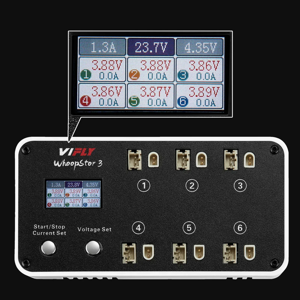 Зарядка для батарей VIFLY WhoopStor 3 &ndash; зарядний пристрій для 1s акумуляторів 10058 фото