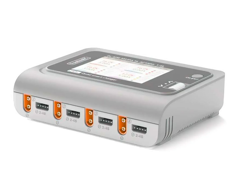 Зарядка для батарей ToolkitRC Q4AC 4x50W 5A AC 100W &ndash; зарядний пристрій акумуляторів 10059 фото
