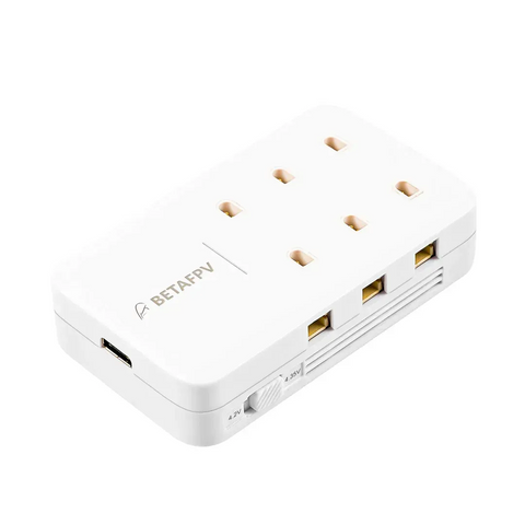 Зарядний пристрій BetaFPV з 6 портами BT2.0 та PH2.0 для заряджання 1S акумуляторів 10060 фото